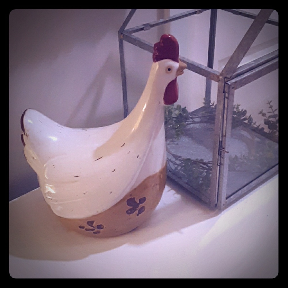 Ceramic rooster